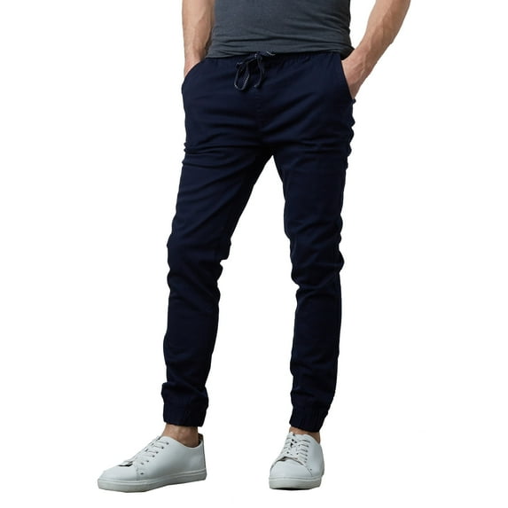 Men’s Slim-Fit Twill Jogger Pants