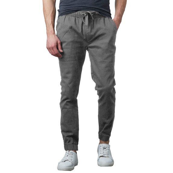 Men’s Slim-Fit Twill Jogger Pants