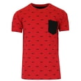 thumbnail image 1 of Men's Slim Fitting Short Sleeve Printed Tee With Chest Pocket (Sizes, S to 2XL), 1 of 5