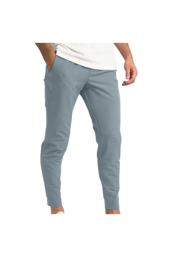 Men's Slim Tapered Stretchy Casual Pants Skinny Khaki Colored Pants Slim Fit Slacks Trousers Comfy Pockets
