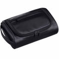 thumbnail image 1 of Men’s Slim Toiletry Bag, Compact Water-Resistant Dopp Kit for Travel Essentials, Black, 1 of 6