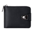 thumbnail image 1 of Men's Slim Wallet with Zipper Compartment and Multiple Card Slots – Brown, Black or Coffee, 12.2 x 10.4 x 2.5 cm, 80 g, 1 of 6
