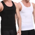 thumbnail image 1 of Men's Slimming Body Shaper Compression Tank Top Vest Shirt Abs Shapewear, 1 of 6