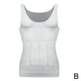 thumbnail image 1 of Men's Slimming Elastic Body Shapewear Breathable Vest Shirt Sports Skinny C4D8, 1 of 1