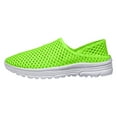 thumbnail image 1 of Men's Slip On Casual Breathable Sneakers Lightweight Mesh Beach Loafers Fashion Two Way Wear Slides Shoes Green Size 5.5, 1 of 3