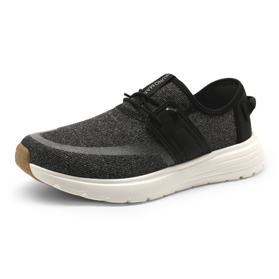 Men's Slip-On Knit Loafers, Lightweight Breathable Casual Sneakers for Everyday Comfort, Travel, Vacation, and Business Wear, Low-Top Stylish Shoes