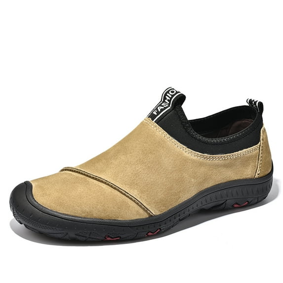 Men's Slip On Loafers Lightweight Comfortable Casual Fashion Sneaker Non-slip Walking Shoes Outdoor Hiking Shoes