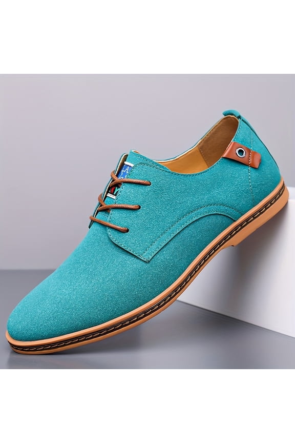 Men's Slip-On/Lookout Loafers - Toe Low-Top Business Casual Shoes with Synthetic Upper, PU Cushioned Insole & All-Season Rubber Sole - All-Terrain Traction for Office, Semi-Formal Wear (Year-Round)