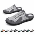 thumbnail image 1 of Men's Slip-On Mule Sneakers Backless Anti-Slip Walking Shoes - Lightweight Breathable Casual Sport Shoes for Driving Travel, 1 of 6