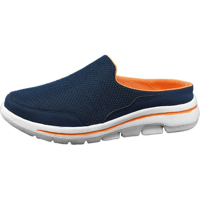 Men's SlipOn Mules Half Sneakers, Casual Walking Shoes Outdoor