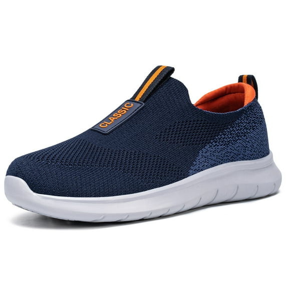 Men's Slip On Shoes Walking Sneakers Mesh Lightweight Soft Sole