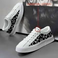 thumbnail image 1 of Men's Slip-On Sneakers, Breathable Casual Shoes, Trendy Footwear with Embroidered Print, White, Spring 2025, 1 of 9