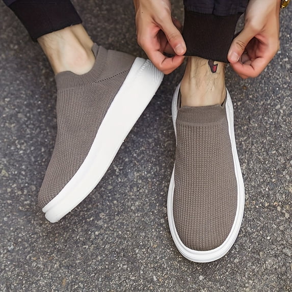 Men's Slip-On Sneakers - Breathable, Comfy & Stylish Casual Footwear for Every Season