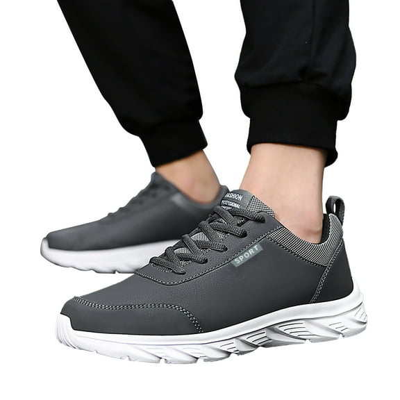 Men's Slip On Sneakers Comfortable Tennis Shoes Breathable Gym Non Slip Running Athletic Work Shoes