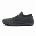 thumbnail image 1 of Men's Slip‑On Sock‑Style Minimalist Athletic Shoes, Stretch Knit Upper Barefoot‑Inspired Footwear with Flexible Textured Outsole for Outdoor and Light Activity Use, 1 of 9