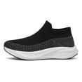 thumbnail image 1 of Men's Slip‑On Sock Style Running Sneakers, Stretch Knit Upper Athletic Shoes with Curved Thick Midsole for Daily Sports and Walking, 1 of 7