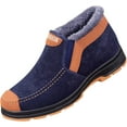 thumbnail image 1 of Men's Slip-On Walking shoes - Thermal Winter Cotton shoes with Rubber Sole, 1 of 11