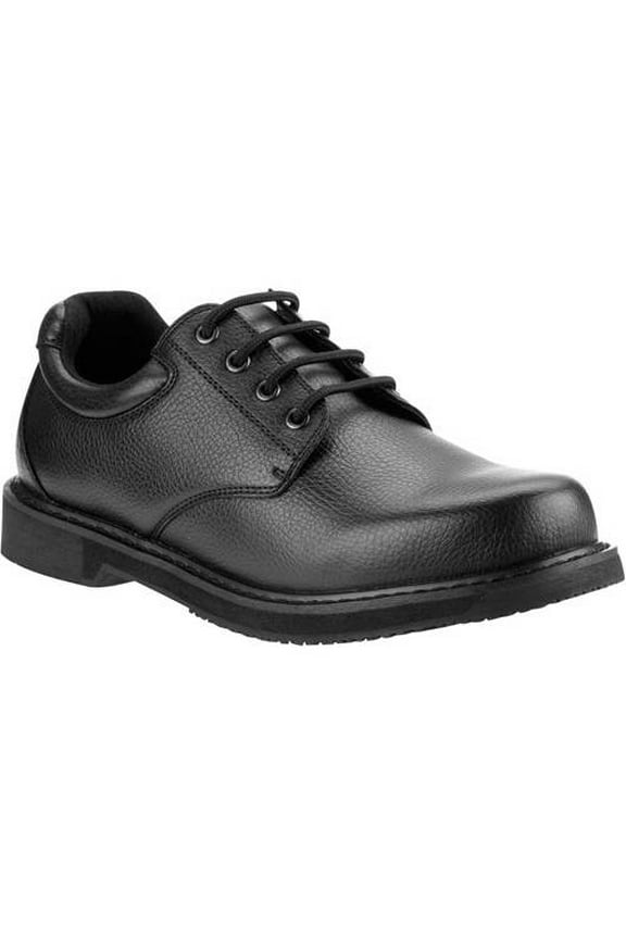 Men's Slip-Resistant Dave Lace-up Shoes, Wide Width