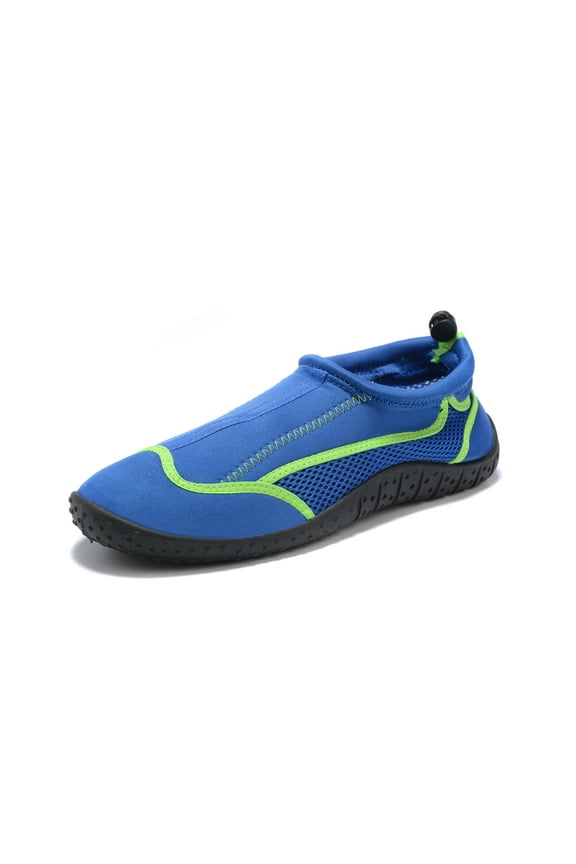 Men's Slip on Aquasock, Royal/Volt