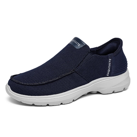 Men's Slip-on Knit Mesh Walking Shoes
