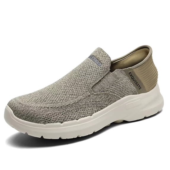 Men's Slip-on Knit Mesh Walking Shoes