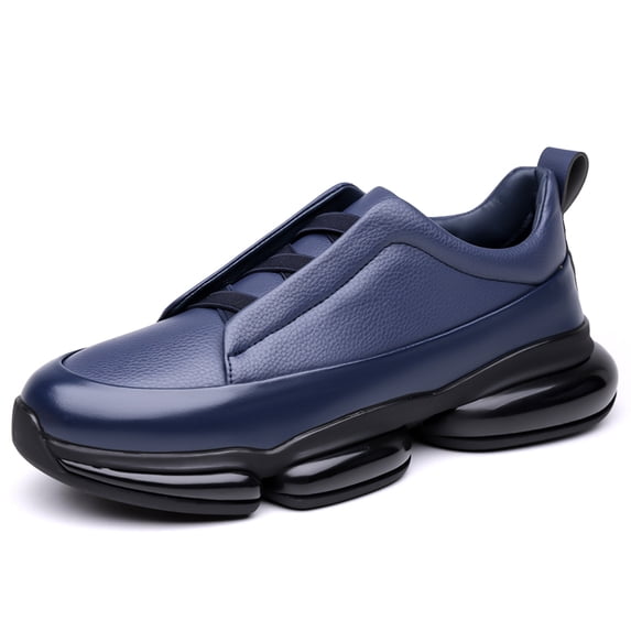 Men's Slip-on Leather Air Cushion Casual Shoes