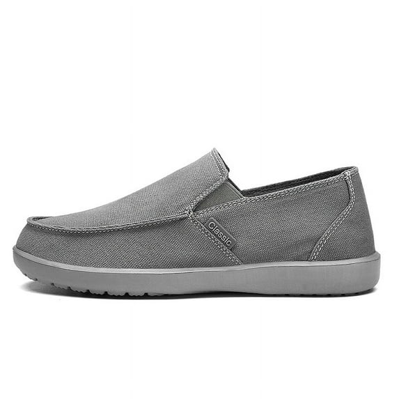 Men's Slip-on Loafers Comfortable Light-Weight Non Slip Canvas Comfortable Walking Shoes