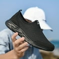 thumbnail image 1 of Men's Slip-on Mesh Sneakers - Athletic Shoes - Comfy And Breathable Walking Shoes, 1 of 9