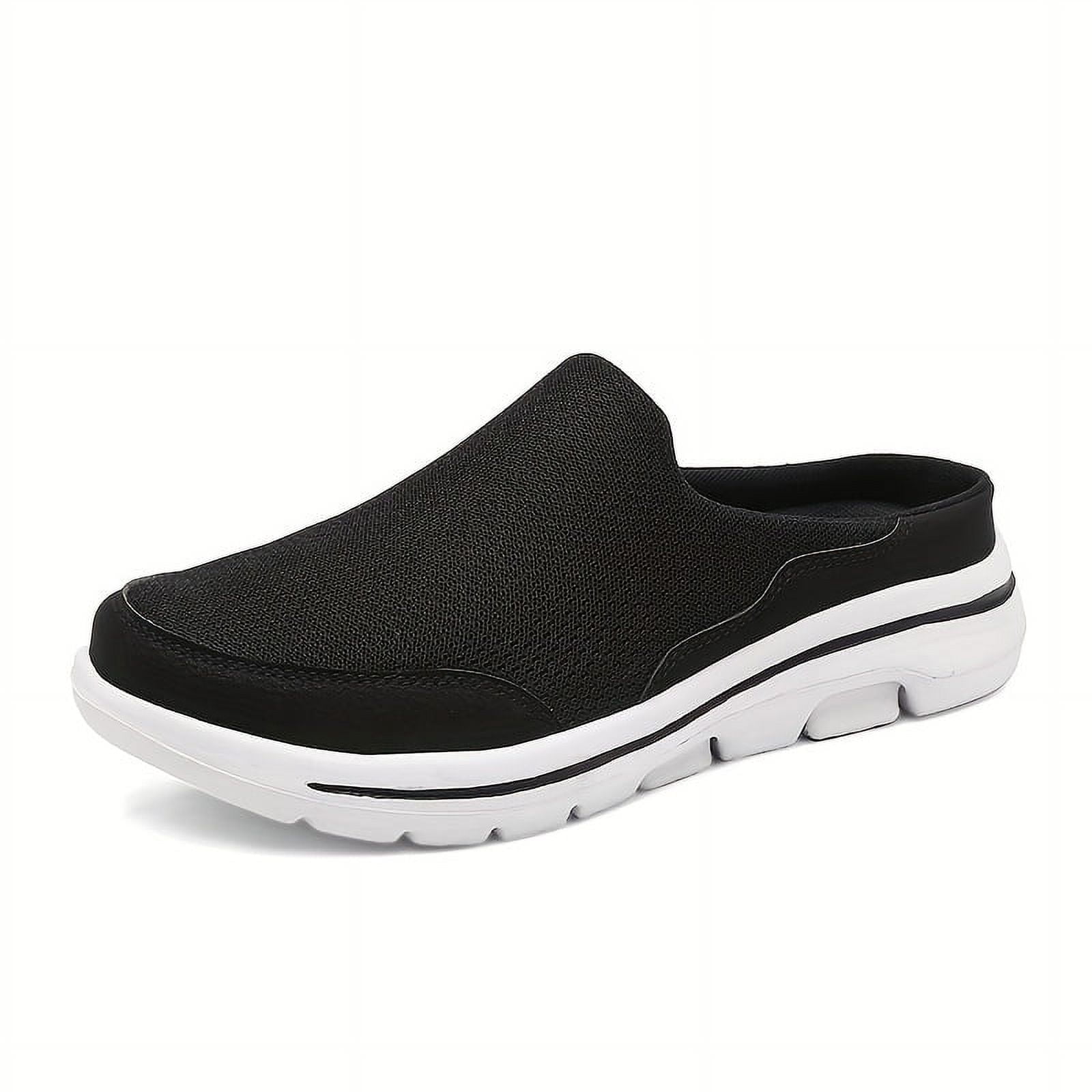 Men's Slip-on Mules Half Sneakers for Outdoor Activities- Comfortable ...