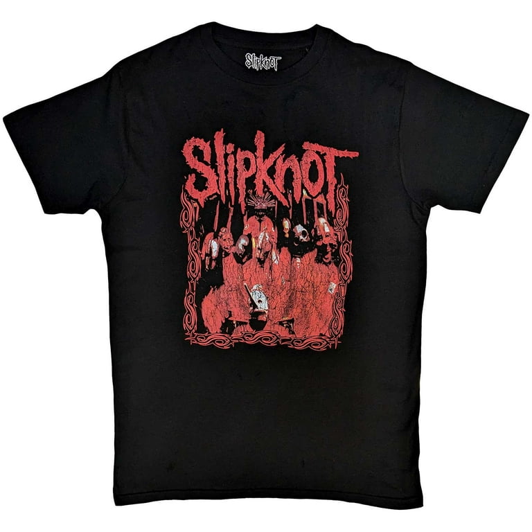 Rock Off Men's Slipknot Band Frame T-shirt, XXX-Large, Black, 100