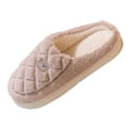 thumbnail image 1 of Men's Slipper Winter Lined Slippers Indoor Outdoor Cozy Comfort Shoes With Thick Warm Sole For Home, 1 of 4