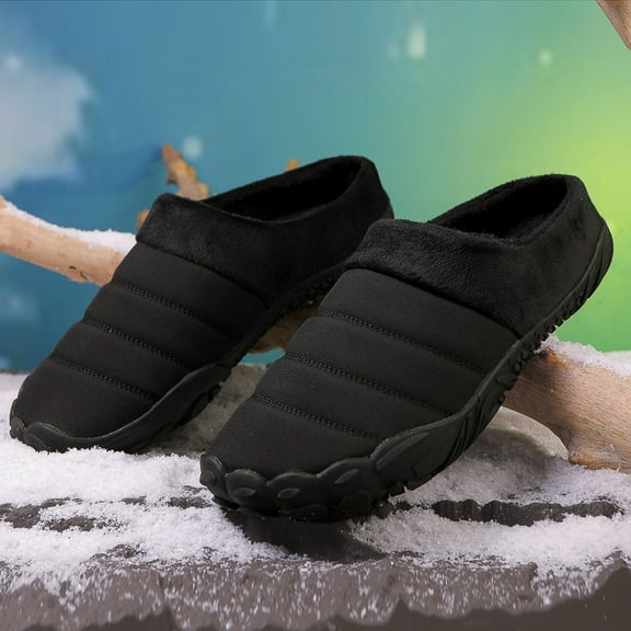 Men's Slippers, Comfort Foam Indoor/Outdoor House Shoes with foot arch pad for Home and Garden