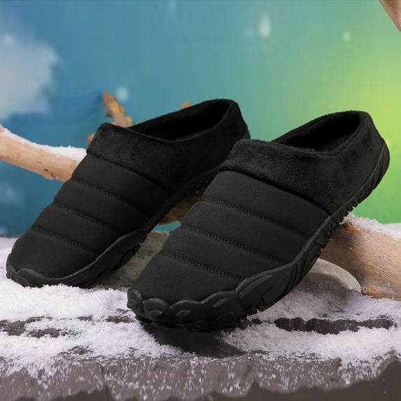 Men's Slippers, Comfort Foam Indoor/Outdoor House Shoes with foot arch pad for Home and Garden