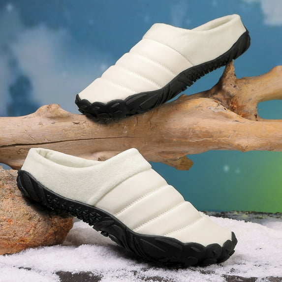 Men's Slippers, Comfort Foam Indoor/Outdoor House Shoes with foot arch pad for Home and Garden