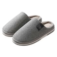 thumbnail image 1 of Men's Slippers Cozy Slippers For Winter Large Size Wear Warm Indoor Footwear Comfort Durability Use Couples Enhanced Shoes Design, 1 of 4