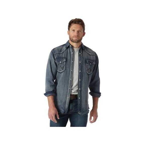 Men's Slub Denim Work Shirt - Ms1039w