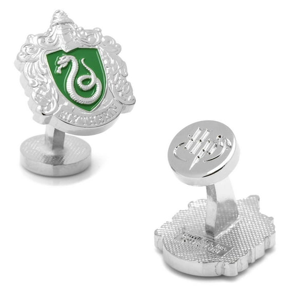 Men's Slytherin Crest Cufflinks