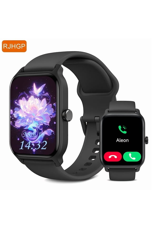 Men's Smart Watch - Flashlight, Pedometer, Wireless 5.0, 400mAh Rechargeable Lithium Polymer Battery, PC Body & Silicone Strap, Phone Call Function, Perfect for Outdoor Lifestyle, Ideal Men's Gift