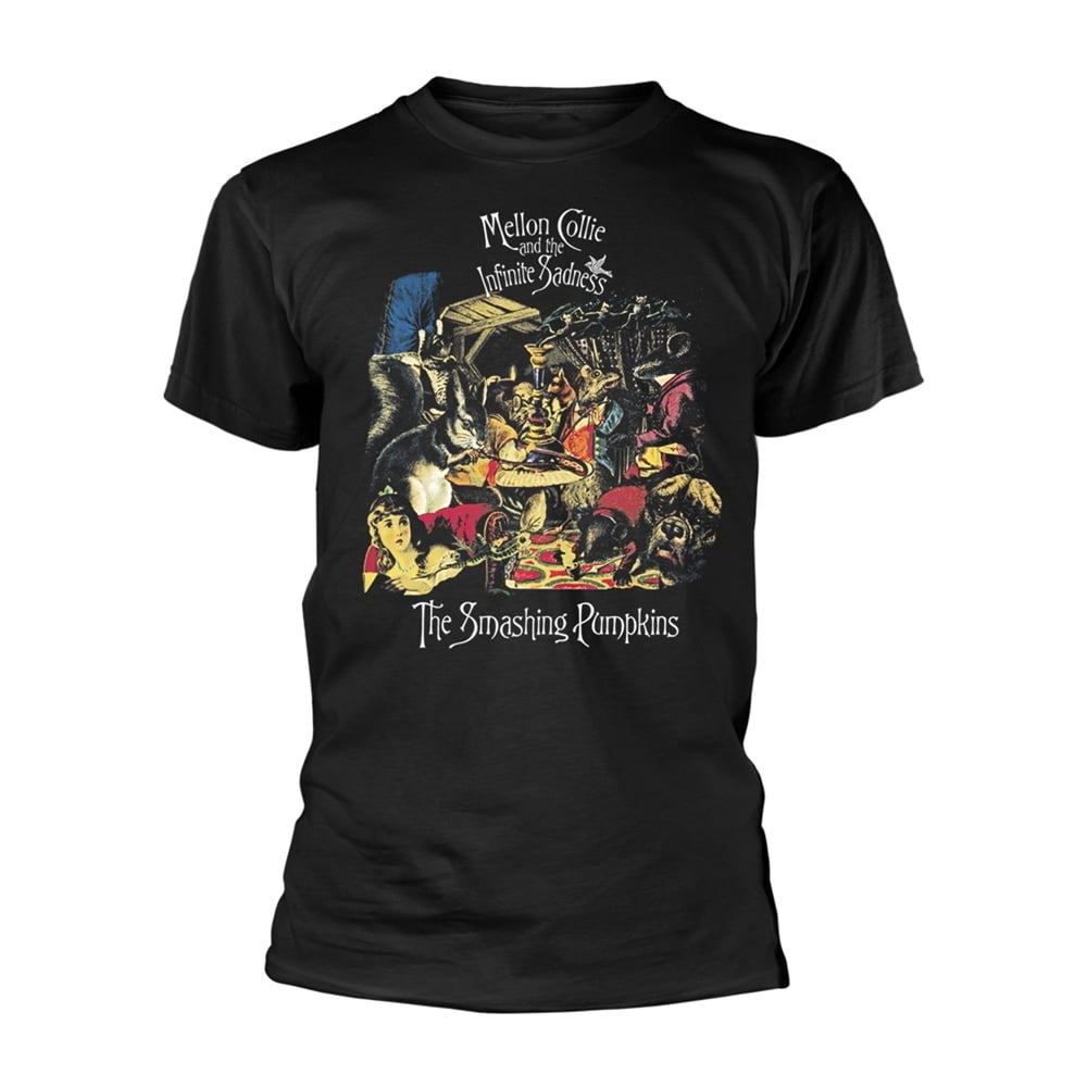 Men's Smashing Pumpkins Mellon Jumble T-shirt XX-Large Black