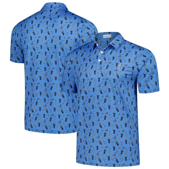 Men's-Smith & Quinn Blue 2025 THE PLAYERS Sawgrass Splash Smitty Polo
