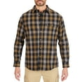 thumbnail image 1 of Men's Smith's Workwear Buffalo Plaid Flannel Button-Down Shirt Color: Warm Olive Size: XXL, 1 of 4