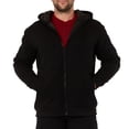 thumbnail image 1 of Men's Smith's Workwear Hooded Sherpa-Lined Thermal Jacket Color: Black Size: M, 1 of 5