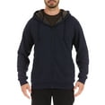 thumbnail image 1 of Men's Smith's Workwear Hooded Sherpa-Lined Thermal Jacket Color: Navy Size: L, 1 of 5