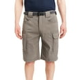 thumbnail image 1 of Men's Smith's Workwear Regular-Fit Stretch Performance Belted Cargo Shorts Color: Grey Size: 42, 1 of 5