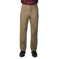 thumbnail image 1 of Men's Smith's Workwear Stretch Fleece-Lined Canvas 5-Pocket Pants Color: Sandstone Size: 34X32, 1 of 4