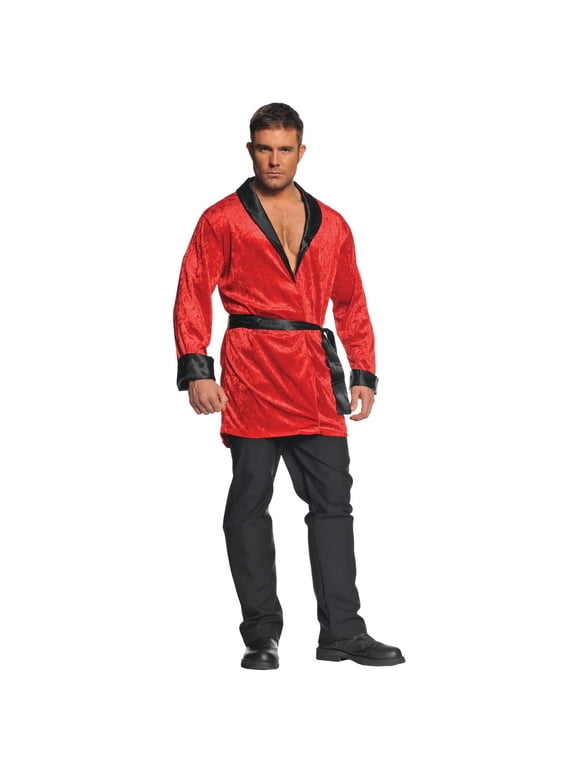 Red Smoking Jacket Adult XX-Large Male