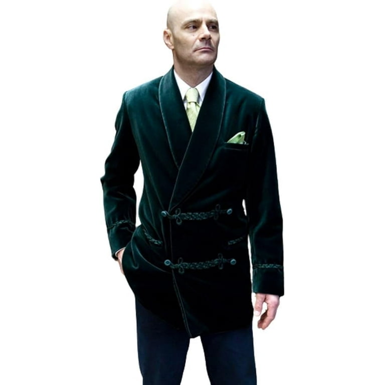 Men's Smoking Jackets Green Velvet Smoking Robe's Coat - Walmart.com Men's Smoking Jackets Green Velvet Smoking Robe's Coat - Walmart.com