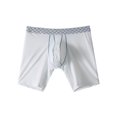 thumbnail image 1 of Men's Smooth Nylon Daily Boxer Briefs White L, 1 of 5
