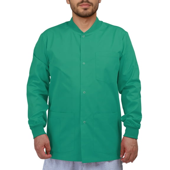 Men’s Snap Front Scrub Jacket