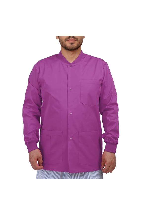 Men’s Snap Front Scrub Jacket